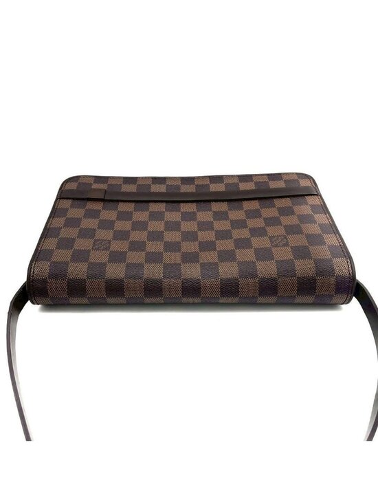 EUC! Authentic Louis Vuitton Tribeca Long, Damier Ebene  Louis Vuitton Damier Ebene Tribeca Long Shoulder
